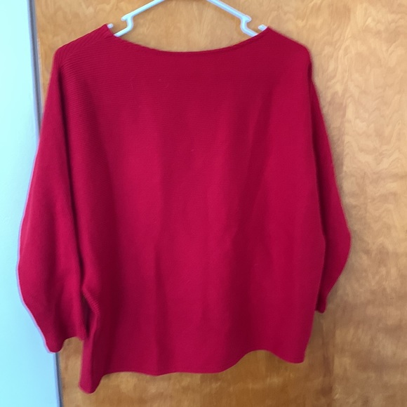 The Reset Ribbed Pullover, Crimson - Picture 4 of 4